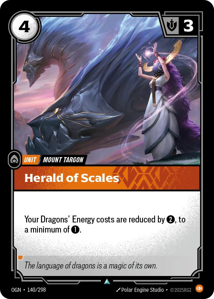 Herald of Scales [Uncommon] #140/298 - Origins