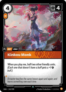 Kinkou Monk [Uncommon] #141/298 - Origins
