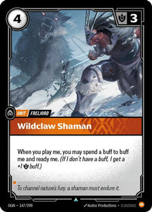 Wildclaw Shaman [Uncommon] #147/298 - Origins