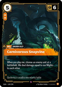 Carnivorous Snapvine [Rare] #149/298 - Origins