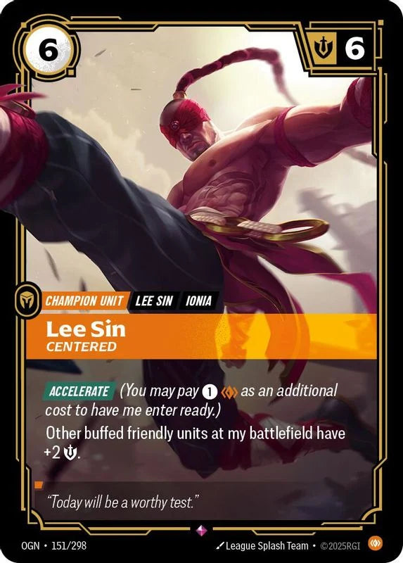 Lee Sin - Centered [Rare] #151/298 - Origins