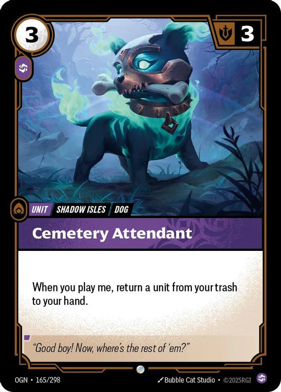 Cemetery Attendant [Common] #165/298 - Origins