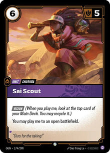 Sai Scout [Common] #174/298 - Origins