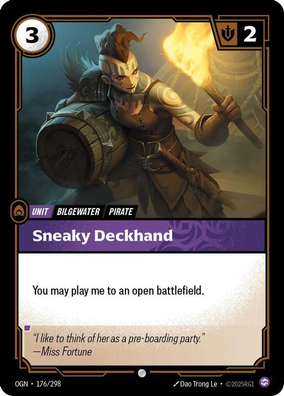 Sneaky Deckhand [Common] #176/298 - Origins