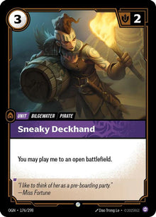 Sneaky Deckhand [Common] #176/298 - Origins