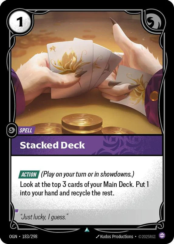 Stacked Deck [Uncommon] #183/298 - Origins