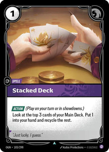 Stacked Deck [Uncommon] #183/298 - Origins