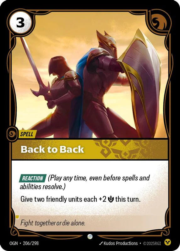 Back to Back [Common] #206/298 - Origins