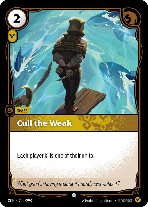 Cull the Weak [Common] #209/298 - Origins