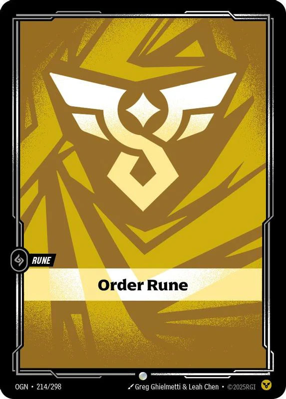 Order Rune [Common] #214/298 - Origins