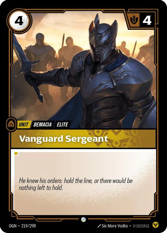 Vanguard Sergeant [Common] #219/298 - Origins