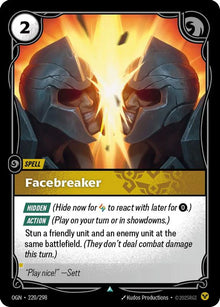 Facebreaker [Uncommon] #220/298 - Origins