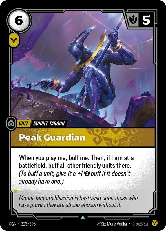 Peak Guardian [Uncommon] #223/298 - Origins