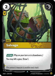 Salvage [Uncommon] #224/298 - Origins