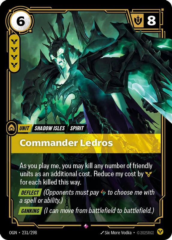 Commander Ledros [Rare] #231/298 - Origins