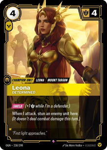 Leona - Determined [Rare] #238/298 - Origins