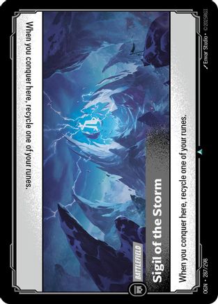 Sigil of the Storem [Uncommon] #287/298 - Origins