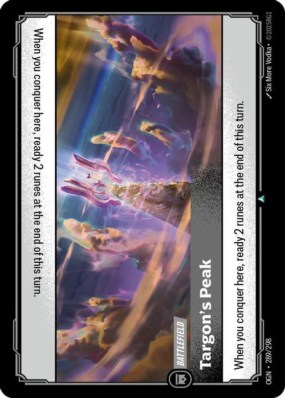 Targon's Peak [Uncommon] #289/298 - Origins