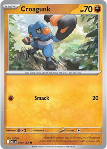 Croagunk [Common] #078/132 - Mega Evolution