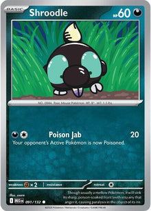 Shroodle [Common] #091/132 - Mega Evolution