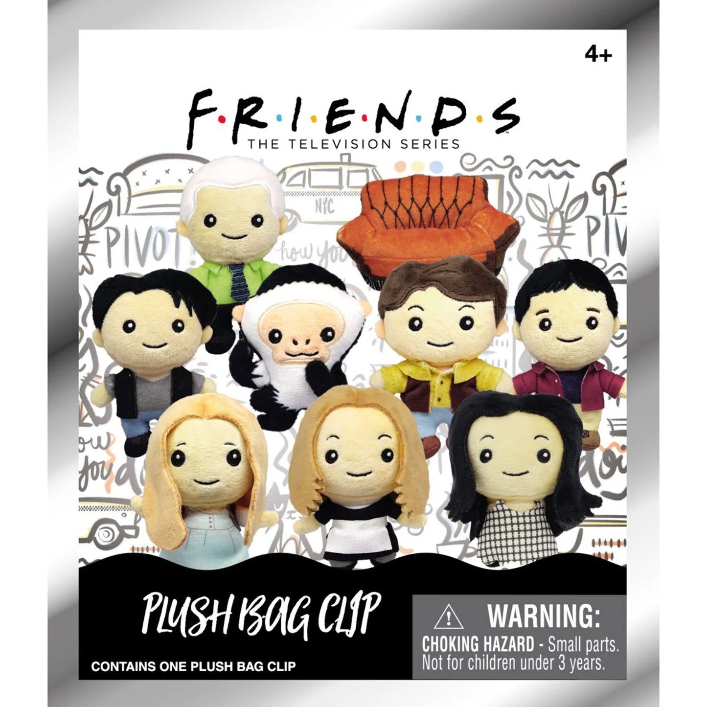 Friends - The Television Series - Plush Bag Clip [Blind Bag]