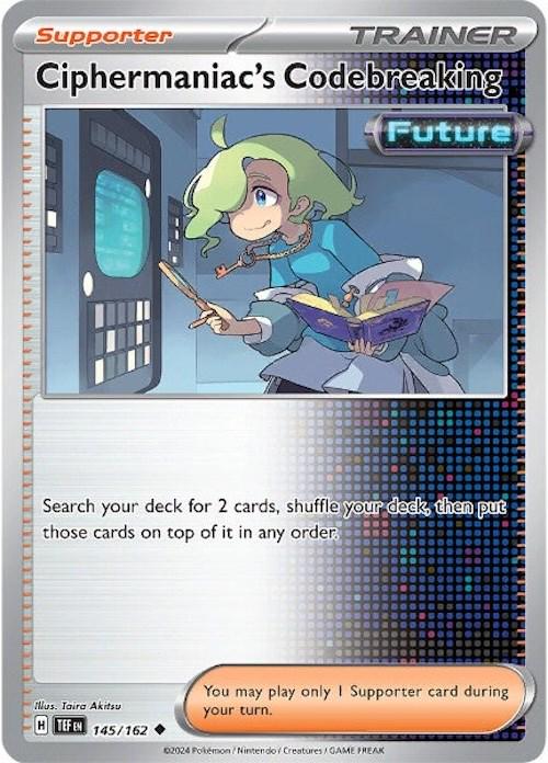 Ciphermaniac's Codebreaking [Uncommon] #145/162 - Pokemon Temporal Forces