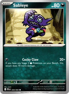 Sableye [Common] #059/094 - Phantasmal Flames