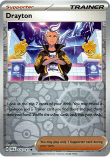 Drayton [Reverse Holo] #174/191 - Pokemon Surging Sparks