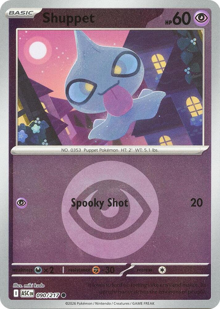 Shuppet [Energy Symbol Pattern/Common] #090/217 - Ascended Heroes