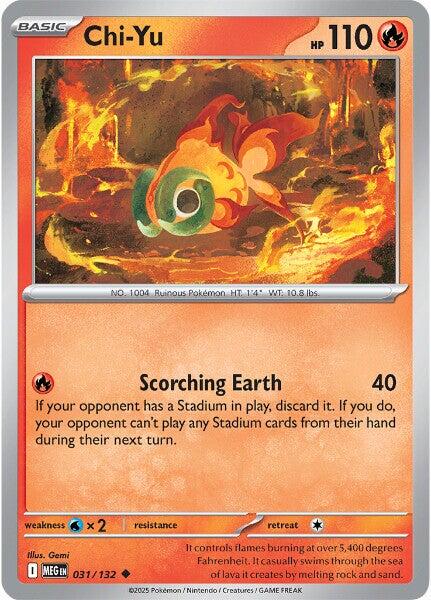 Chi-Yu [Uncommon] #031/132 - Pokemon Mega Evolution