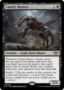 Caustic Bronco - MTG Outlaws of Thunder Junction R 82