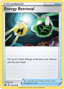 Energy Retrieval [Common] #127 - Pokemon Crown Zenith