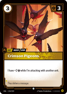 Crimson Pigeons [Common] UNL 154/219 - Riftbound Unleashed