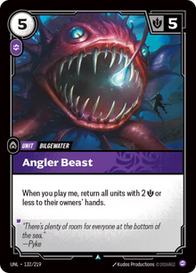 Angler Beast [Uncommon] UNL 132/219 - Riftbound Unleashed