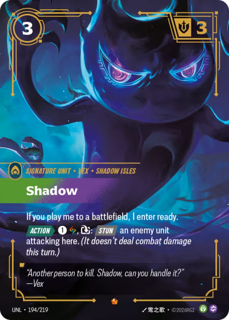 Shadow [Epic] UNL 194/219 - Riftbound Unleashed