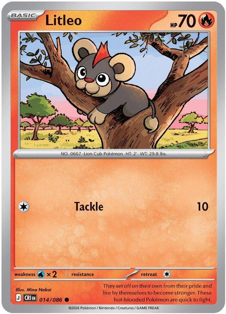 Litleo [Common] #014/086 - Chaos Rising