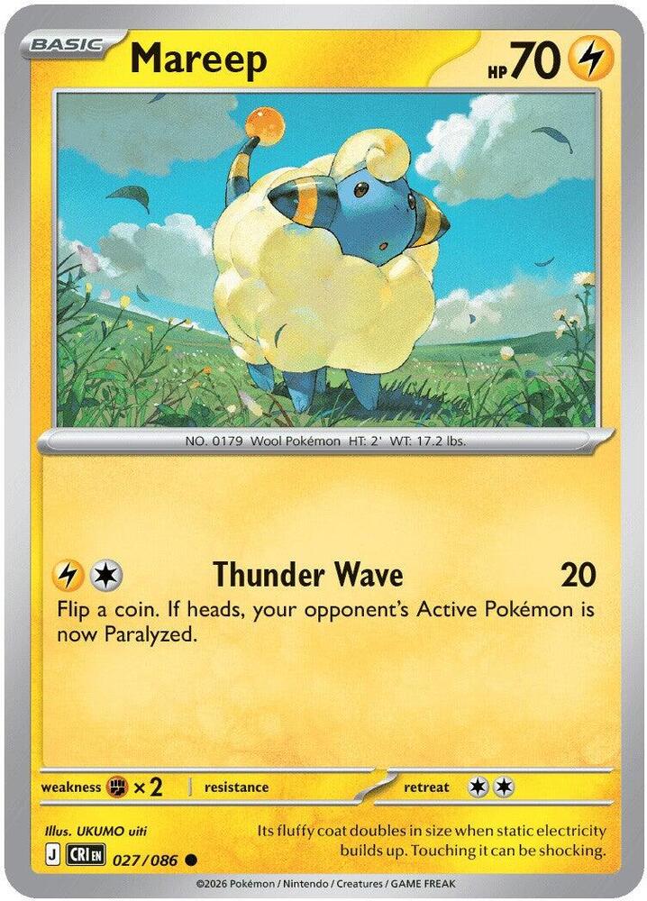 Mareep [Common] #027/086 - Chaos Rising