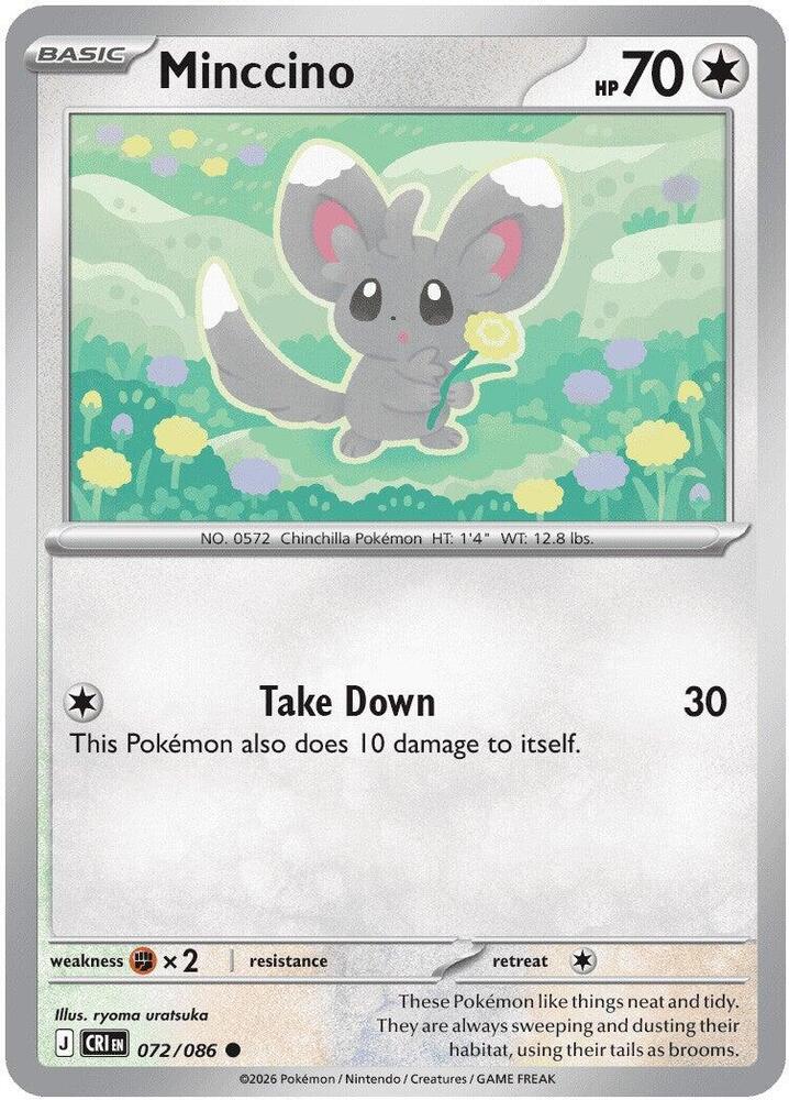 Minccino [Common] #072/086 - Chaos Rising