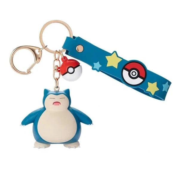 Snorlax Pokeball Keychain