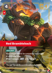 Red Brambleback [Alternate Art] UNL 029a/219 - Riftbound Unleashed