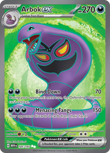 Arbok Ex #185 Pokemon Scarlet & Violet 151