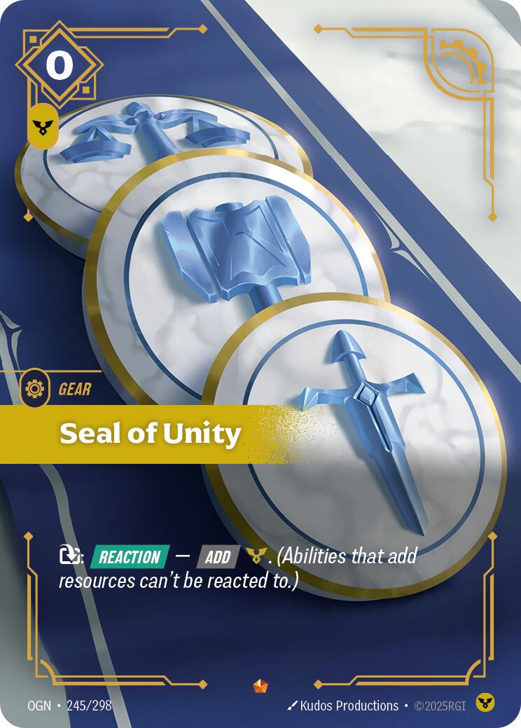 Seal of Unity [Epic] 245/298 - Origins