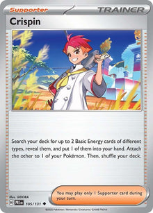Crispin [Uncommon] #105/131 - Pokemon Prismatic Evolutions