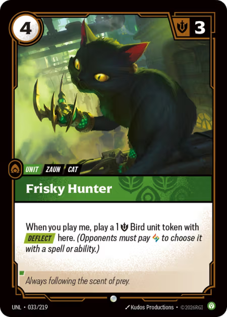 Frisky Hunter [Common] UNL 033/219 - Riftbound Unleashed