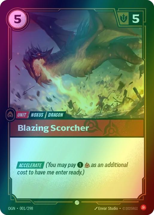 Blazing Scorcher [Promo] #001/298 - Origins