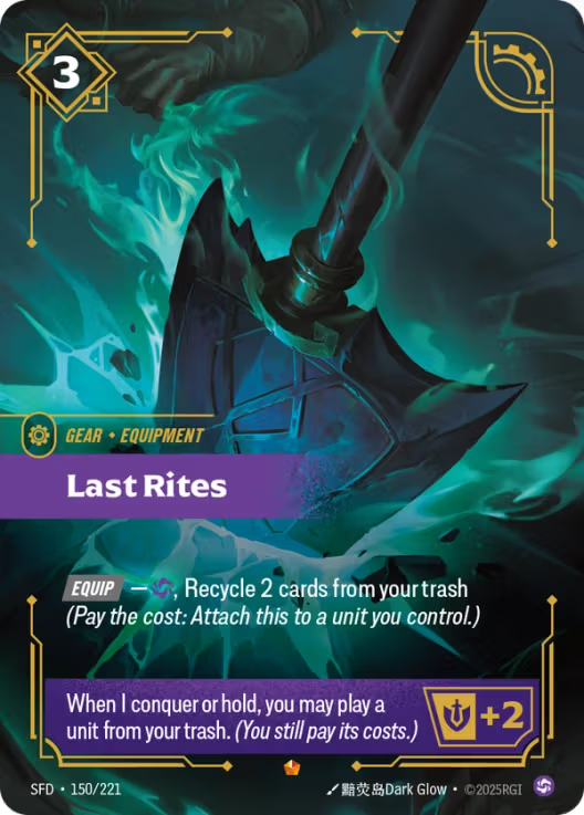 Last Rites [Epic] SFD 150/221 -  Riftbound Spiritforged