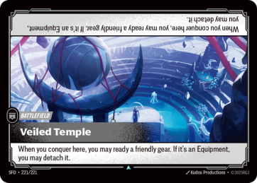Veiled Temple [Uncommon] 221/221 - Riftbound Spiritforged