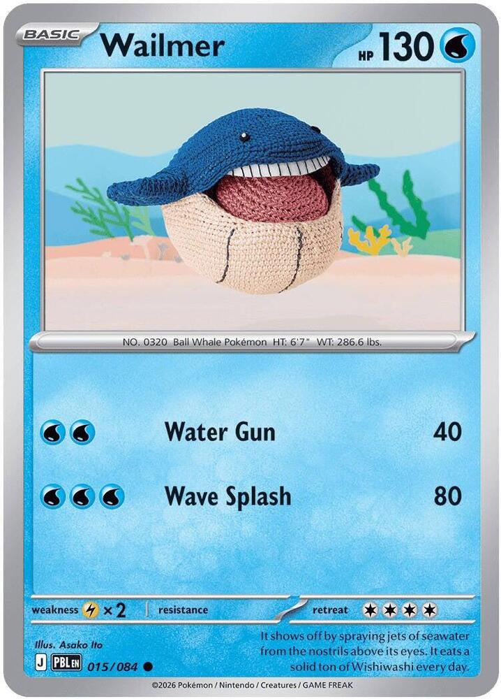 Wailmer [Common] #015/084 - Pitch Black