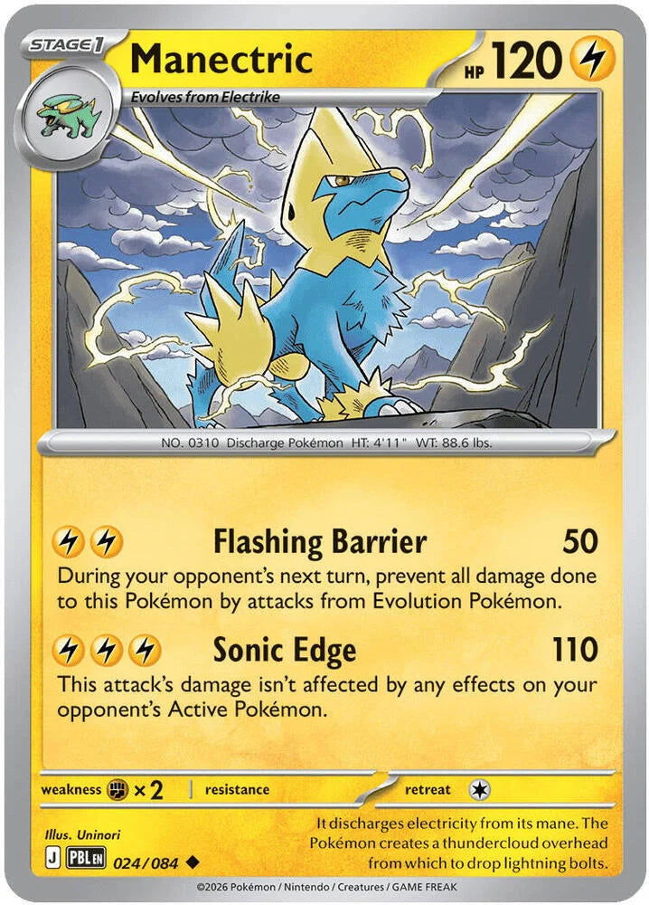 Manectric [Uncommon] #024/084 - Pitch Black