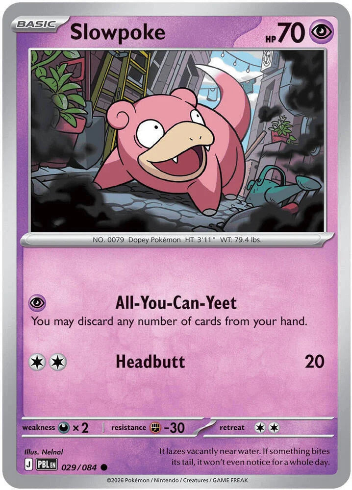 Slowpoke [Common] #029/084 - Pitch Black